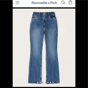 Abercrombie bell bottom jeans 24S